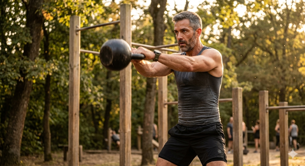 Man exercising outdoors — both Shilajit and Ashwagandha support testosterone and muscle health